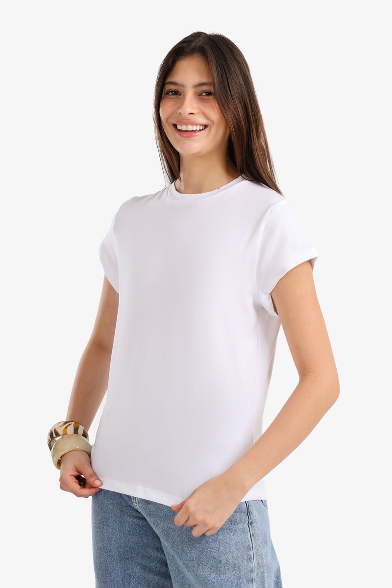 Carina Classic Crew Neck Top - Image 1